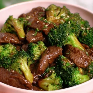Delicious Beef and Broccoli Stir-Fry served in a bowl with chopsticks