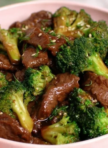 Delicious Beef and Broccoli Stir-Fry served in a bowl with chopsticks