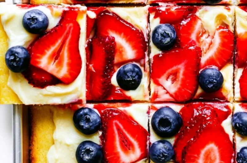 Delicious easy fruit pizza topped with an assortment of fresh fruits.