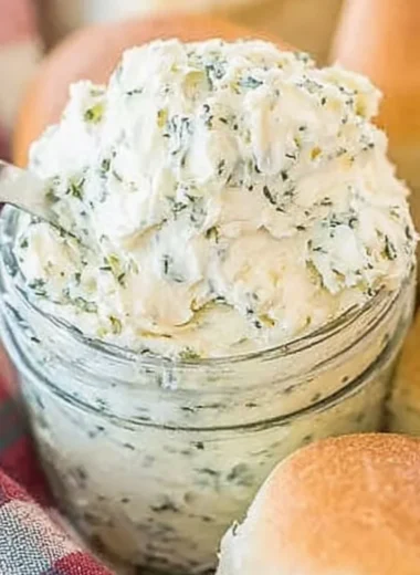 Delicious Garlic Parmesan Butter ready for use on various dishes.