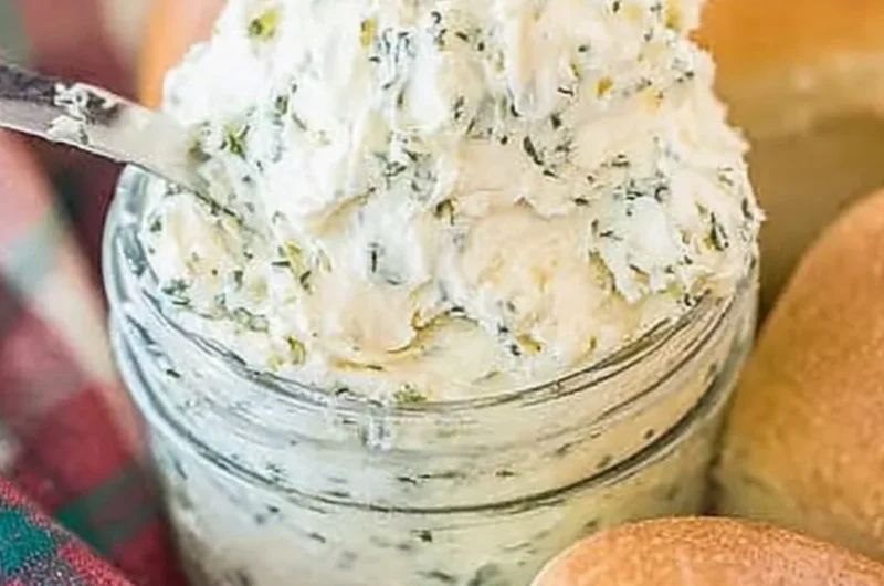 Delicious Garlic Parmesan Butter ready for use on various dishes.
