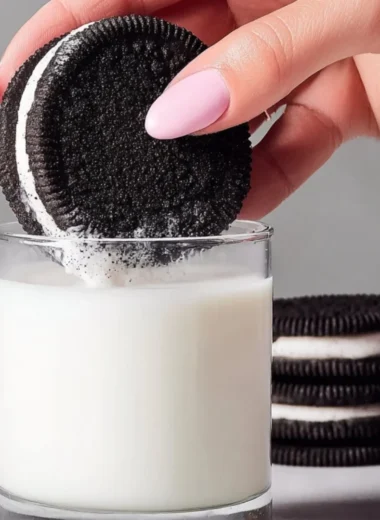 Delicious homemade Oreo cookies on a cooling rack