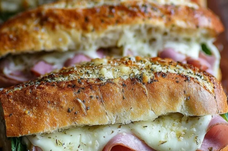 Delicious hot roll sandwiches stacked with fresh ingredients and sauces.