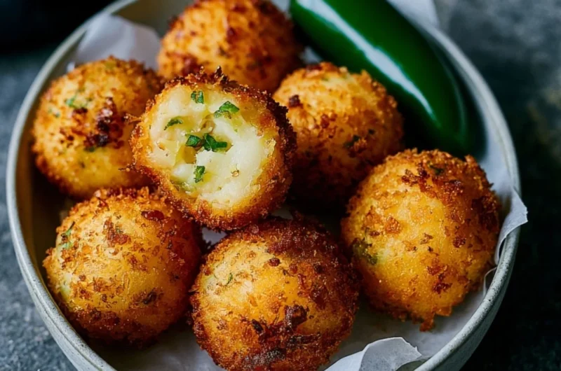 Delicious Jalapeño Popper Bites served on a platter.