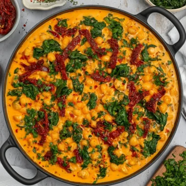Delicious Marry Me Chickpeas recipe showcasing chickpeas in a savory dish