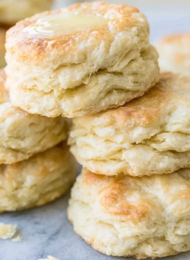 Delicious homemade biscuits baked from the best biscuit recipe