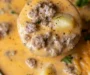 Cheesy Beef and Potato Soup