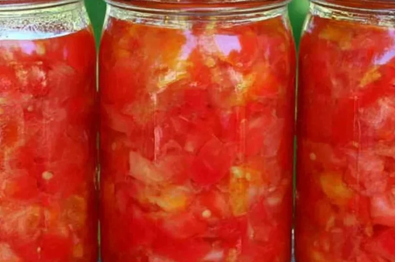 Easy canned diced tomatoes ready for cooking in various recipes