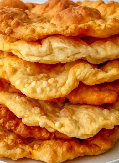 Delicious fry bread served with toppings for Indian tacos.