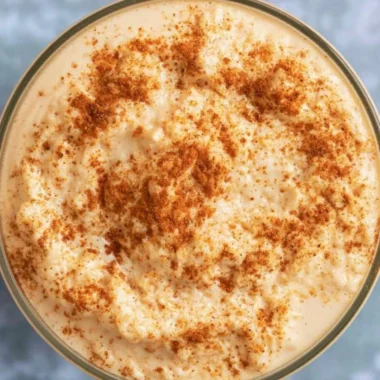 Pumpkin Cold Foam topping on a coffee drink